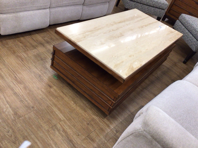 Tommy Bahama Ocean Club Solstice Cocktail Table With Stone Top