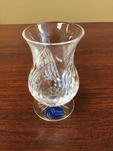 5" Dingle Crystal Vase
