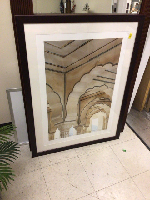 30 5/8" X 40 5/8" Topkaki Arches Framed Print