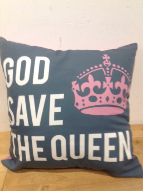 Pillow- 16" God Save The Queen