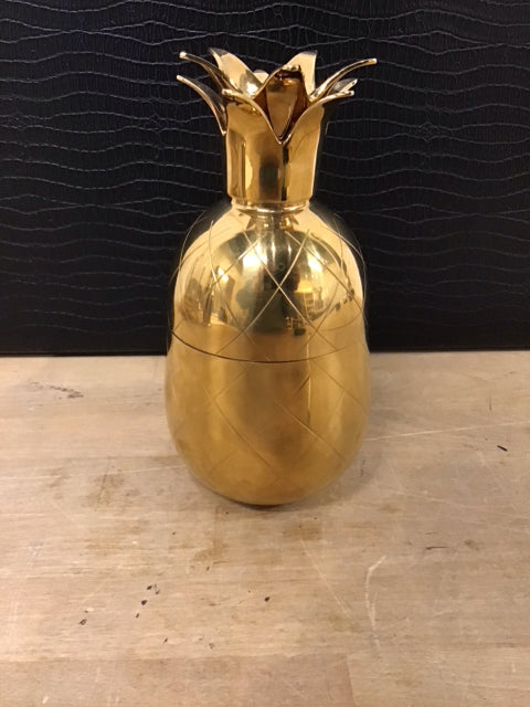 8" Gold Pineapple Martini Shaker