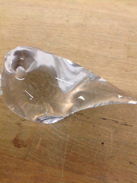Glass Bird Paperweight