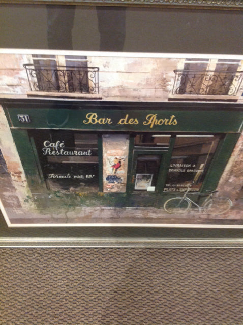 33" X 41" Bar Des Sports