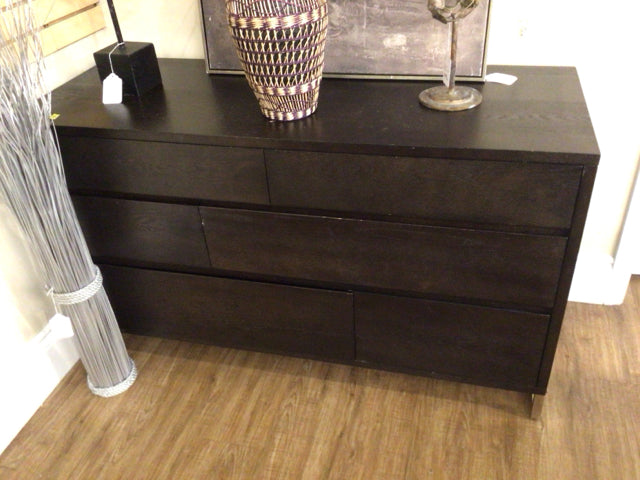 black dresser with wood top AS-IS Six Drawer Dresser(Top Scratched/Knicks) – Encore Interiors, a consignment gallery add in a relaxed size-S Color:Anne Black Black Quinceanera Ball Long