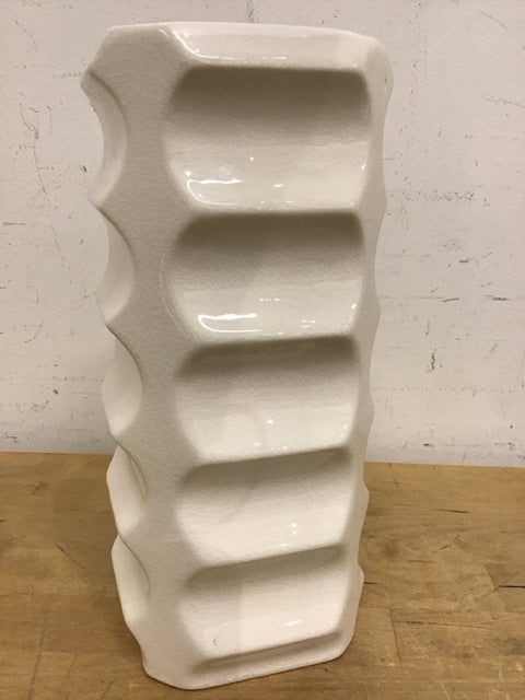 10.5" Cream CB2 Vase