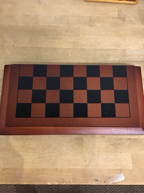 Wooden Chess Backgammon & Checker Set