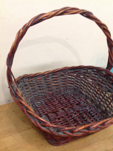 Basket- 16" Brown Wicker