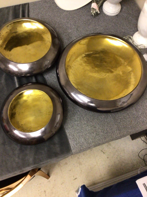 AS-IS Set Of 3 Umae Round Wall Decor