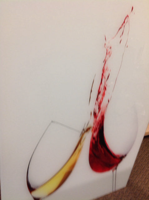 24" x 36" Wine Glass Art