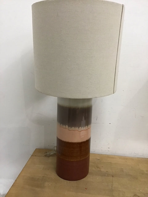 28" Glazed Ombre Lamp