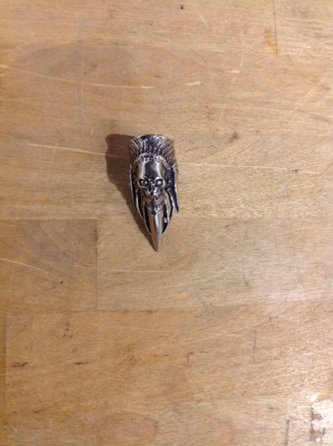Men's Silver Scull Ring