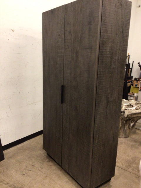 46" X 19" X 89 3/4"AS-IS RH Monterey Closed Cabinet(Knick On Bottom Corner/Side)