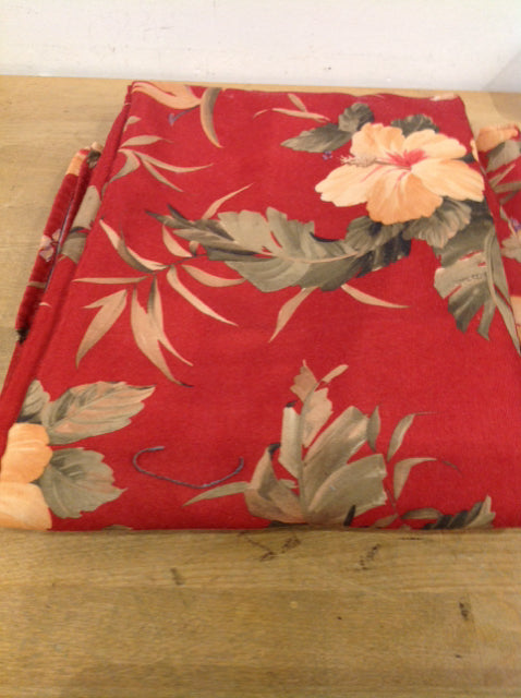 Tablecloth- Outdoor Orange Floral