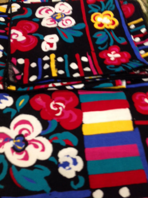 Placemats- Set Of 8 Multi Color W 8 Napkins
