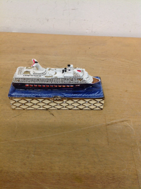Enamel Ship Trinket