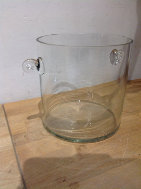 7.5" Clear Glass Ice Bucket