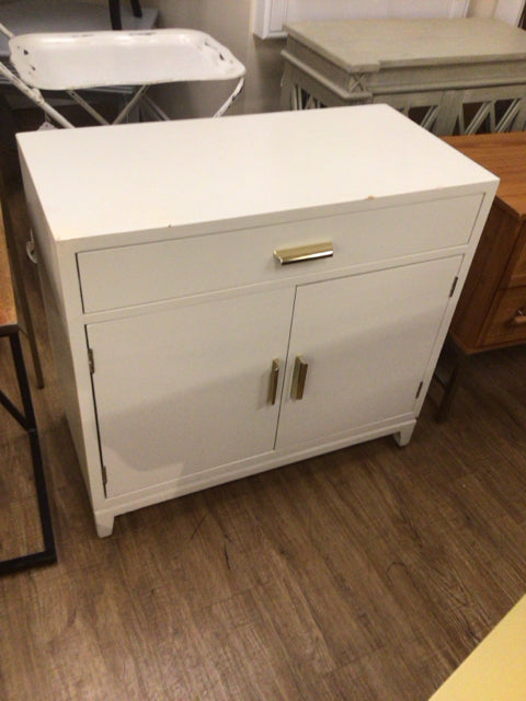 White Safavieh Cabinet (As-Is)