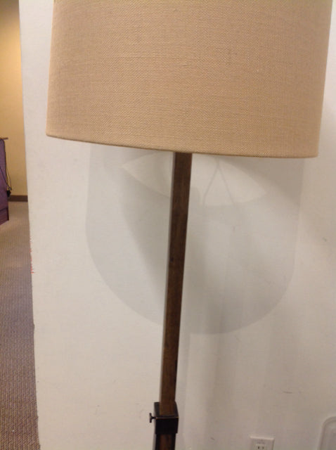 Floor Lamp- C & B Adjustable Metal & Wood