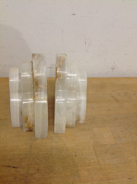 6" Pair Of Stone Bookends