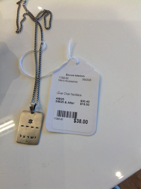 Silver Chair Necklace