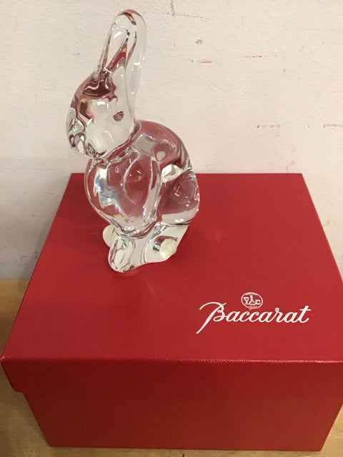 Baccarat Crystal Rabbit Figurine