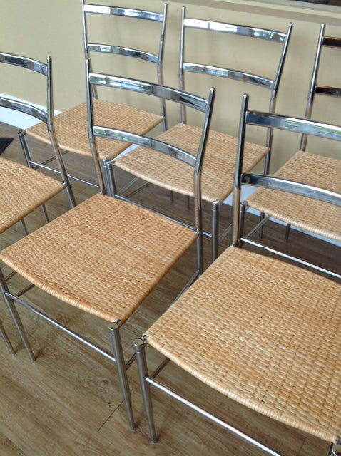 Set Of 6 Starck Objet Perdu Chairs