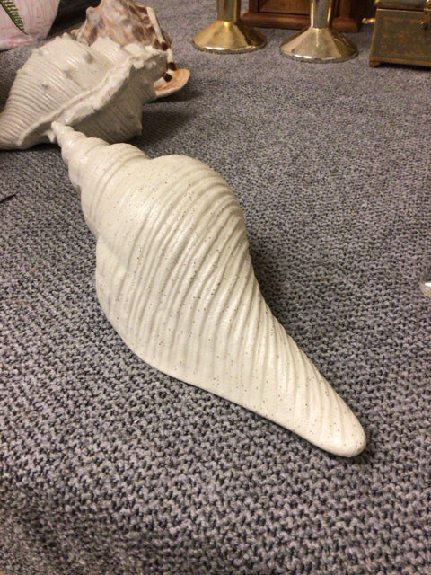 Off White Ceramic Shell