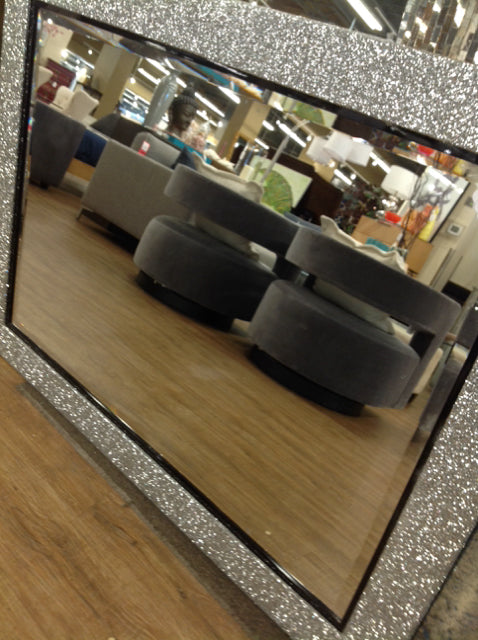 Mirror- 36" X 48" Silver Glitter
