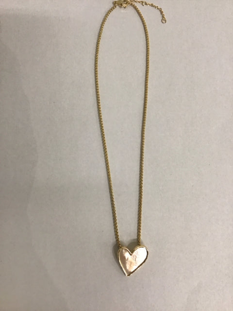 David Yurman Like MOP Heart Necklace