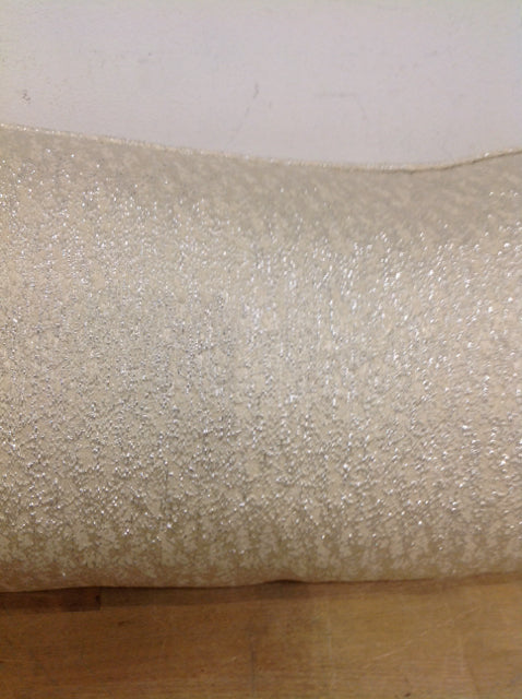 Pillow- 24" Champagne Silver Glitter