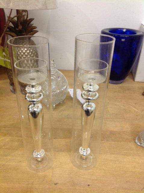 Pair of 10" ZGallerie Candle Holders