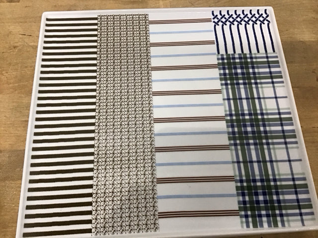 Pair Of 13.5" "West Elm" Ceramic Trays