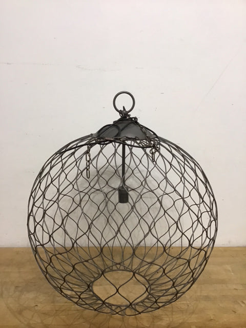 31" Iron Pendant Chandelier/Crate & Barrel