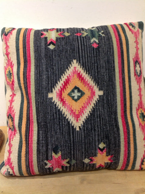 28" Southwest Design Burlap Pillows