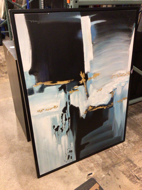 48x36 Framed Abstract Art