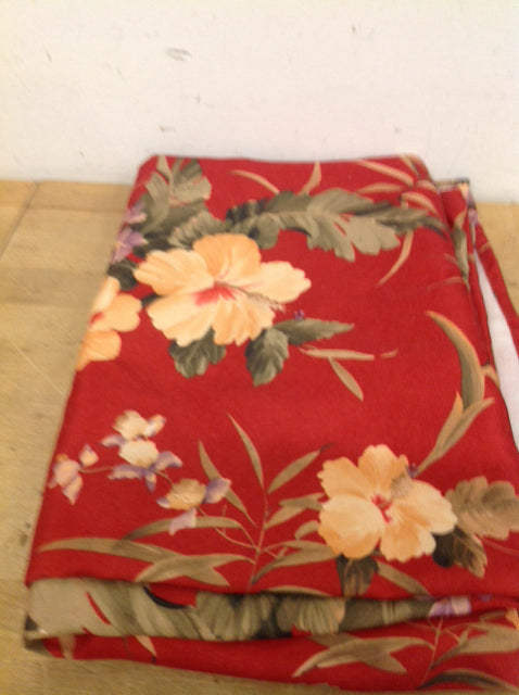 Tablecloth- Outdoor Orange Floral