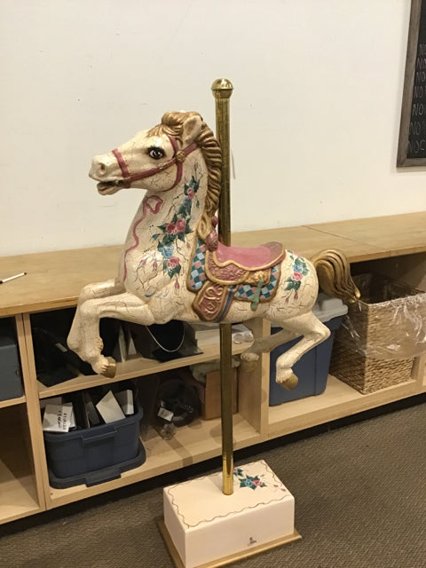 Vintage Musical Carousel Horse