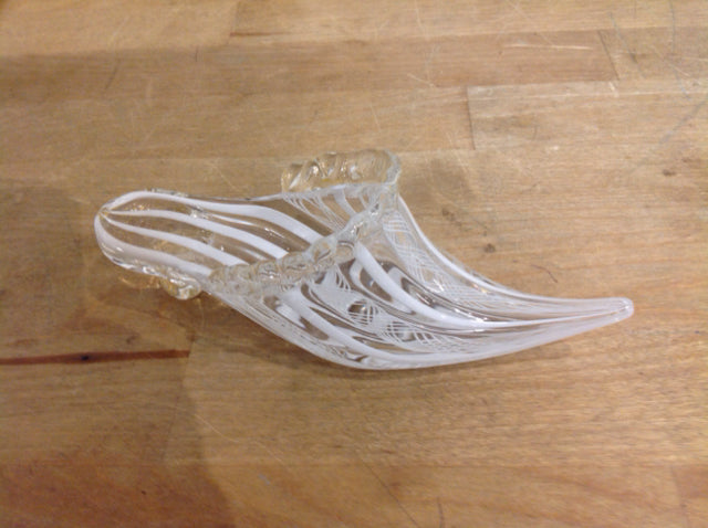 6" Murano Glass Shoe