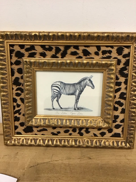 11.5"x10" Zebra Art