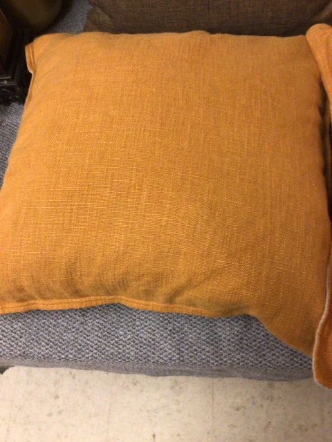 Orange/Cream Pillow