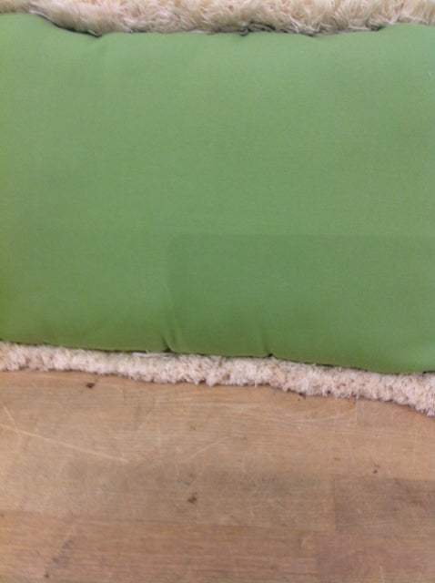 Pillow- 20" Green W Fringe