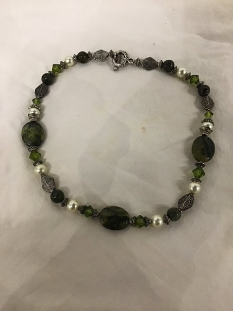 Multi Bead Pearl Necklace