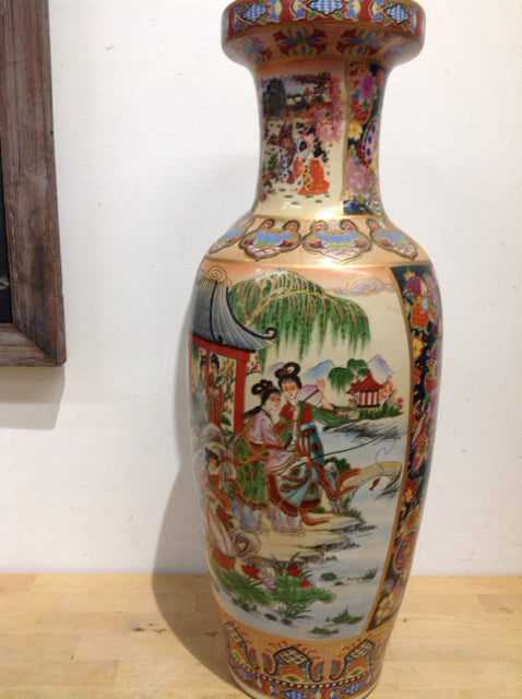 Vase- 24" Asian Royal Sasuma