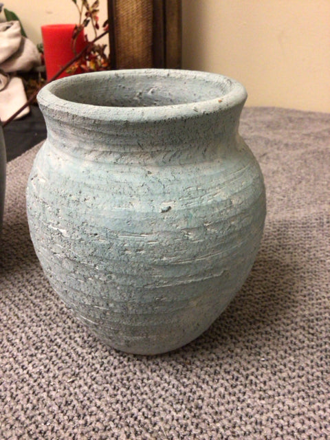 6 1/2" PB Blue Small Ceramic Decorative Vase