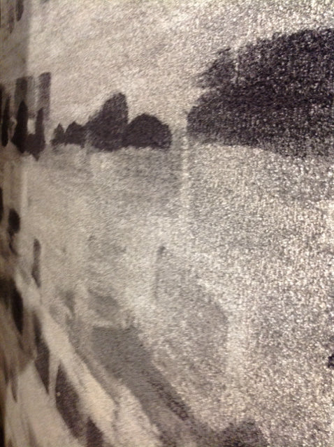 Rug- 5' X 7'.5 Black & Grey Print