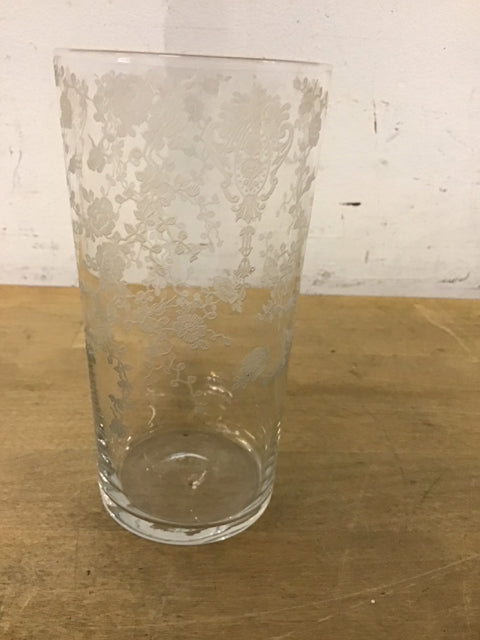 Set Of 8 5 1/4" Cambridge Rose Point Tumbler Glasses