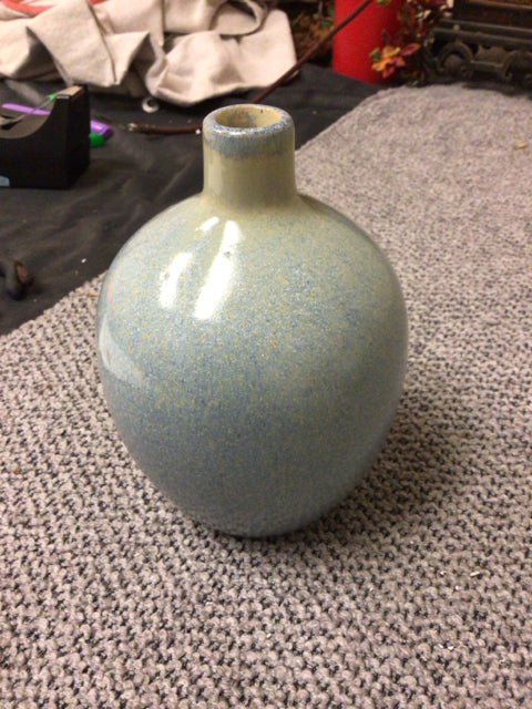 5 5/8" PB Small Blue Ceramic Decorative Vase