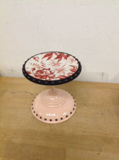 6" Pink Floral Stand