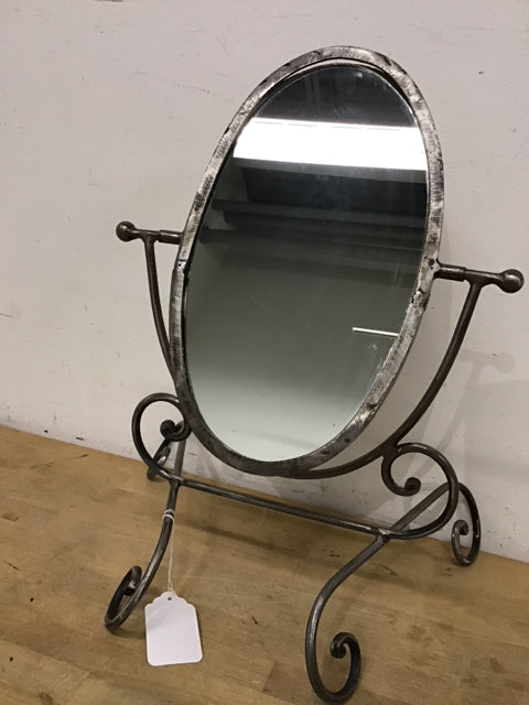 22" Silver Vanity Mirror