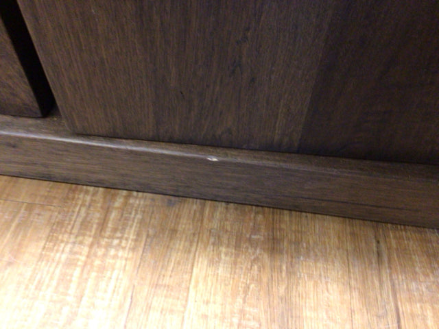 AS-IS RH Reclaimed Oak Three Panel Side Board